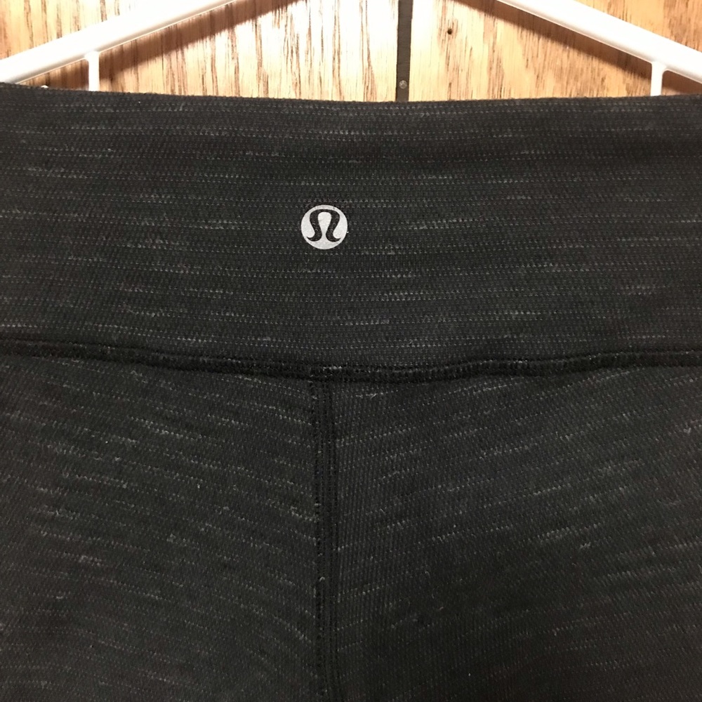 Lululemon Wunder Under Crop Gray - Picture 3 of 12